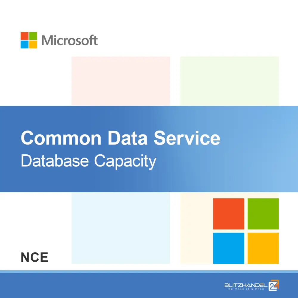 Capacidad de la base de datos de Common Data Service (NCE)