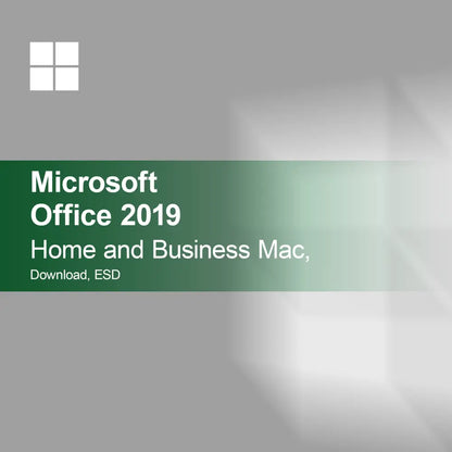 Microsoft Office 2019 Home and Business Mac, Descarga, ESD