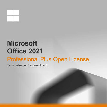Microsoft Office 2021 Professional Plus Licencia Abierta, Servidor Terminal, Licencia por Volumen
