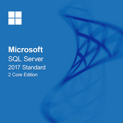 Microsoft SQL Server 2017 Standard, Edición de 2 Núcleos