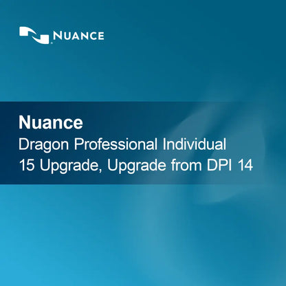 Actualización de Nuance Dragon Professional Individual 15, actualización desde DPI 14