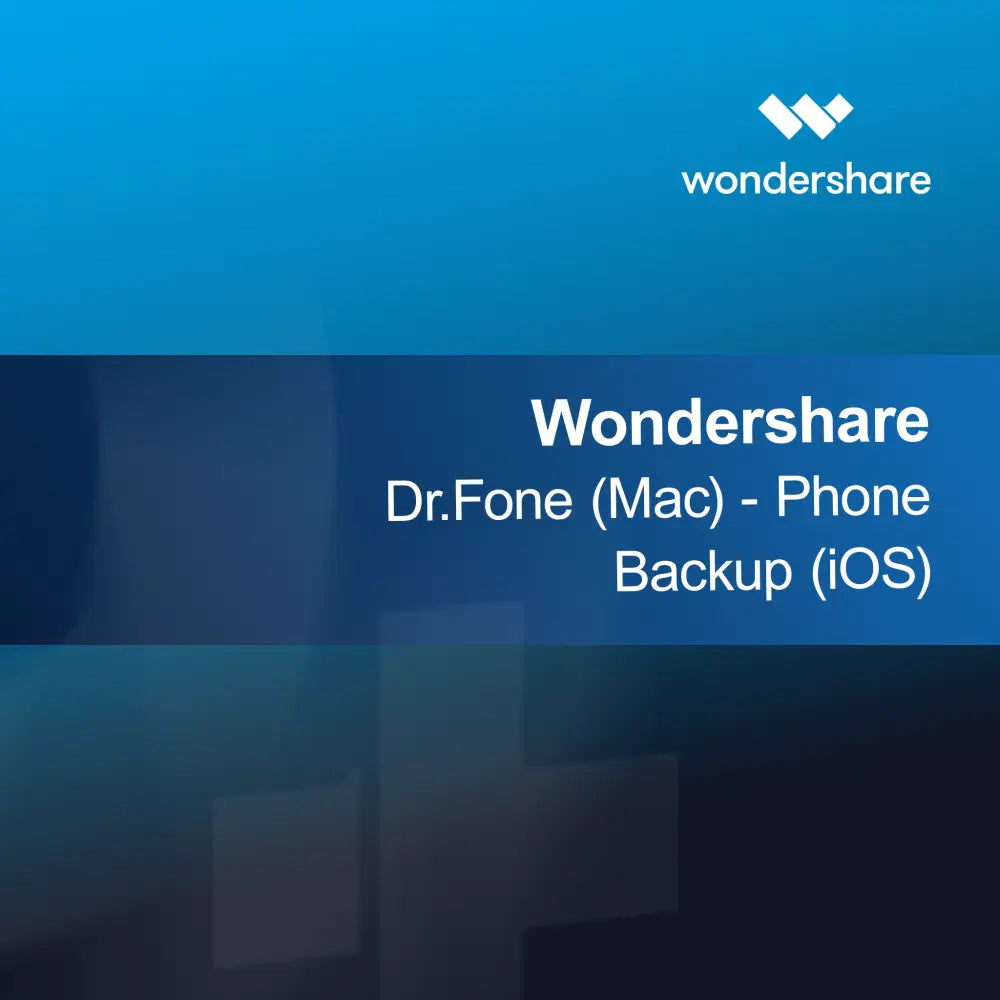 Wondershare Dr.Fone (Mac) - Respaldo de Teléfono (iOS)